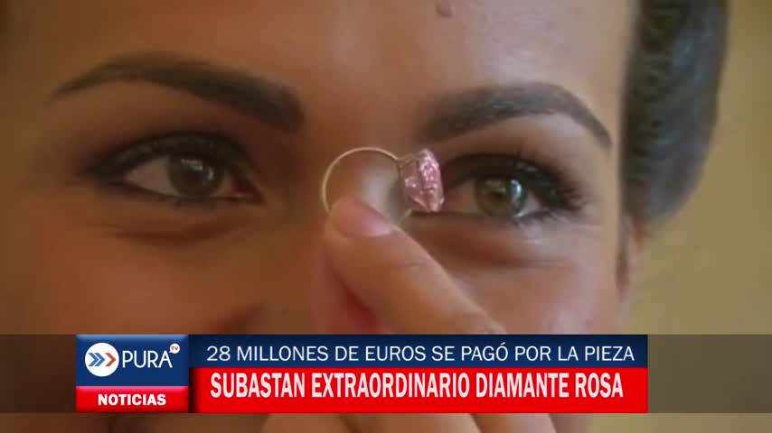 Pagan 28 millones de euros por diamante rosa