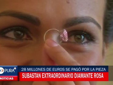 Pagan 28 millones de euros por diamante rosa