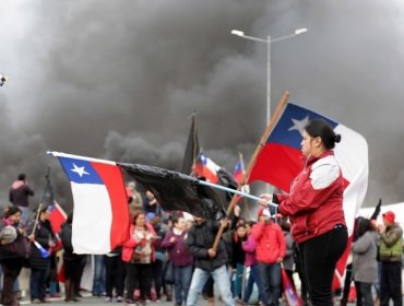 A lo menos 20 detenidos deja jornada de protesta en La región de Los Lagos