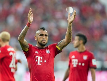 El Bayern Munich celebró el cumpleaños de Arturo Vidal