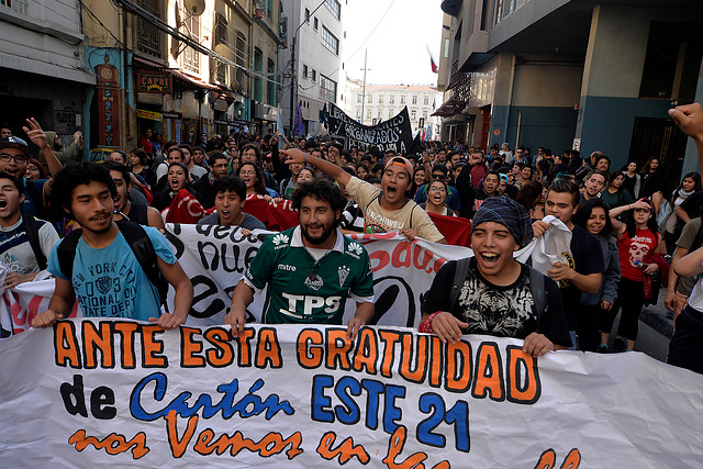 Cones convoca marcha pero Confech Valparaíso duda participación