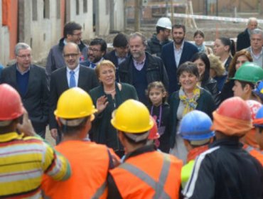 Michelle Bachelet destacó construcción de 25 mil nuevas viviendas