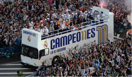 Real Madrid celebró ante su hinchada la undécima Champions League