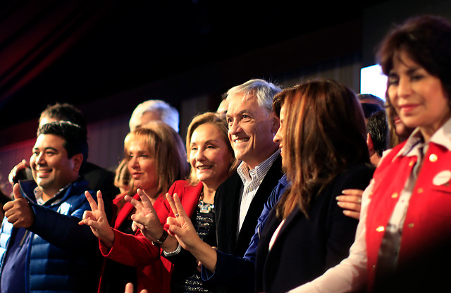 Piñera participa de Lanzamiento de los candidatos a alcaldes de Chile Vamos