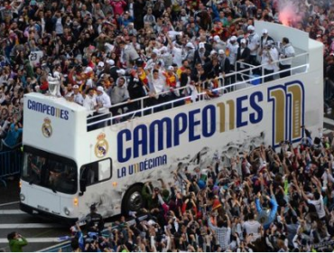 Real Madrid celebró ante su hinchada la undécima Champions League