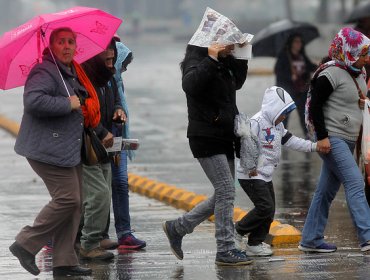 Lluvias en la zona central declinarían durante la madrugada de este lunes