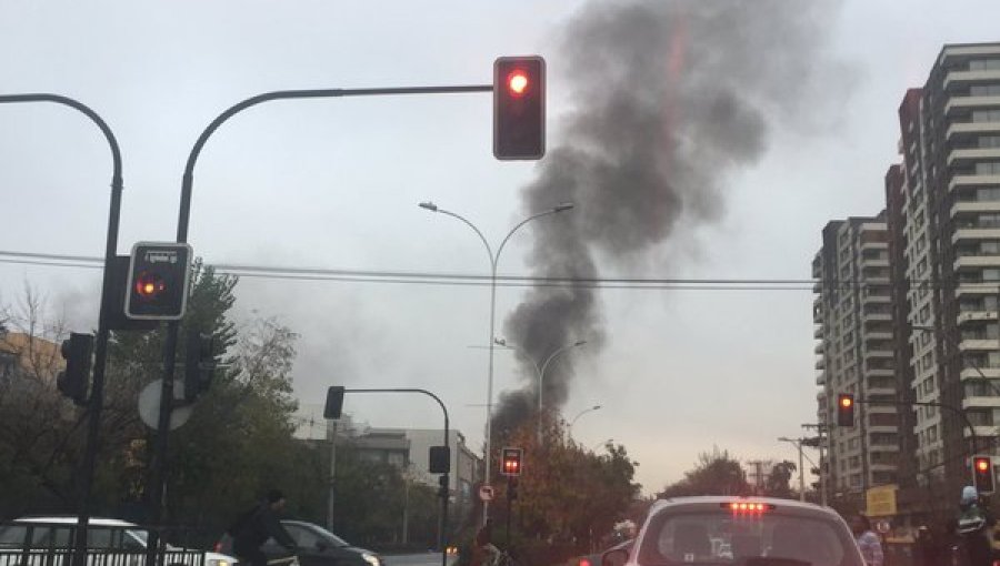 Barricadas en Santiago obligaron a desviar el tránsito