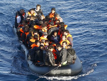 Activistas publican una foto simbólica de la tragedia que sigue produciéndose en el Mediterráneo