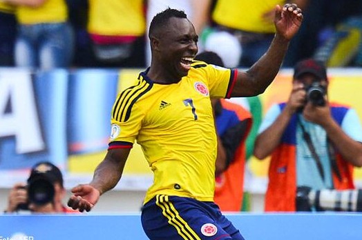 Detienen en Miami al futbolista colombiano Pablo Armero por atacar a su novia