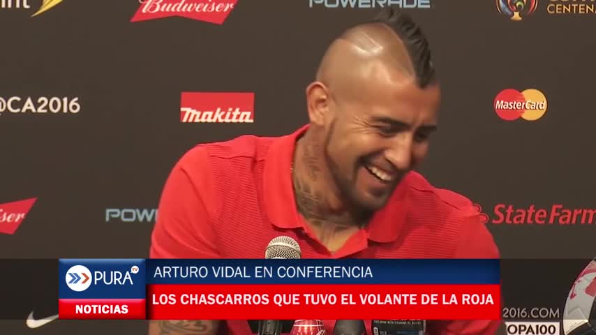 Los chascarros que dejo la conferencia de Arturo Vidal