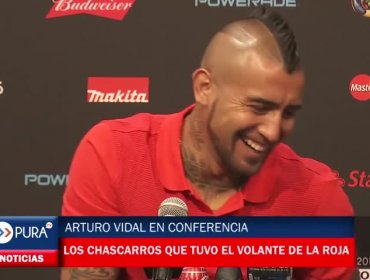 Los chascarros que dejo la conferencia de Arturo Vidal