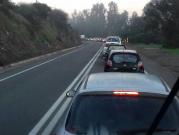 Seis heridos deja colisión en cadena en Limache