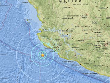 Fuerte sismo de magnitud 6,2 sacude México