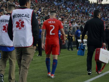 Eugenio Mena sufrió desgarro y le dice adiós a la Copa América Centenario