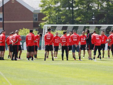 La 'Roja' entrenó en Boston con Vidal, Medel y Díaz con trabajo diferenciado