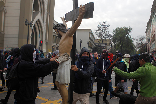 El Cristo roto: Fiscal ordena revisar las cámaras de seguridad