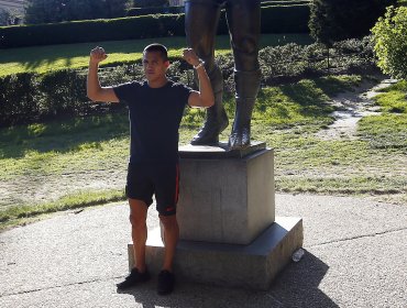 Jugadores de la Roja se inspiran con Rocky Balboa en la previa ante Panamá