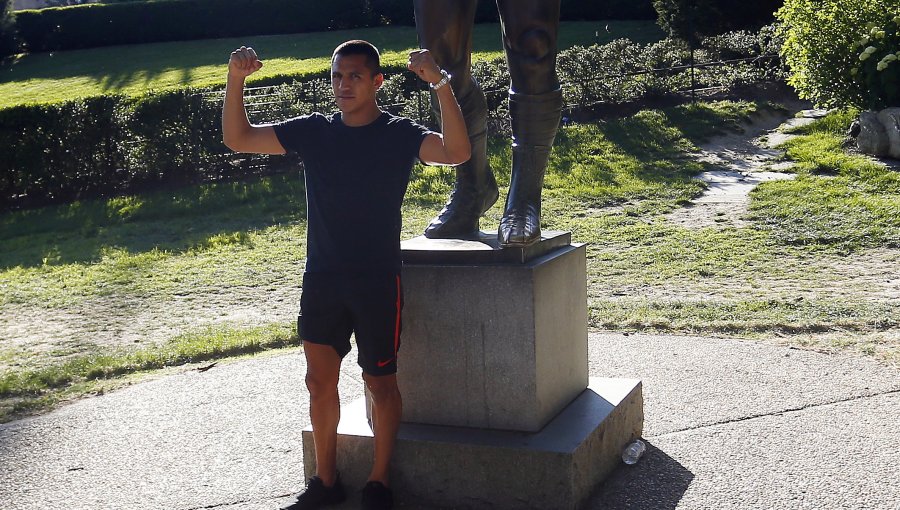 Jugadores de la Roja se inspiran con Rocky Balboa en la previa ante Panamá