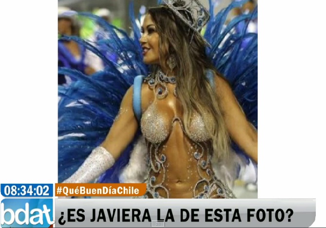 Javiera Contador en Carnaval de Río: ¿Clonación o Photoshop?