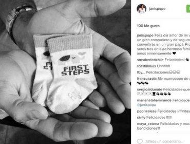 Janis Pope espera el día del padre para decir que esta embarazada