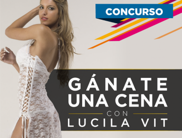Polémica foto de Lucila Vit en donde promociona concurso de Enjoy