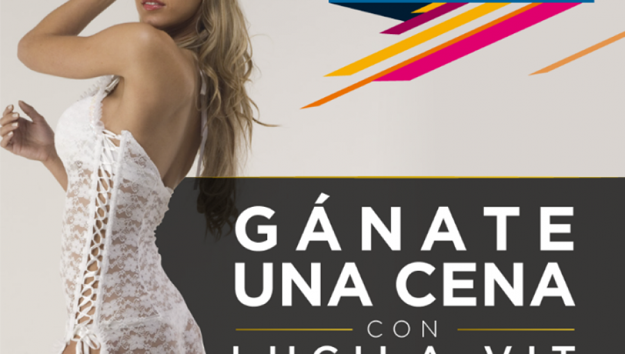 Polémica foto de Lucila Vit en donde promociona concurso de Enjoy