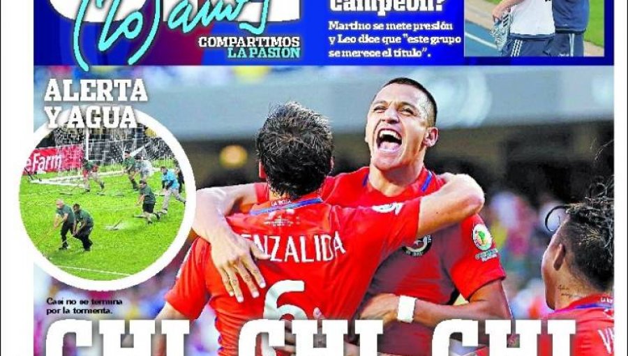 Diarios argentinos publicaron así el triunfo de Chile