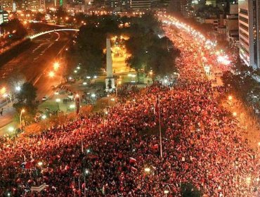 Así celebra Chile... Somos los mejores de América