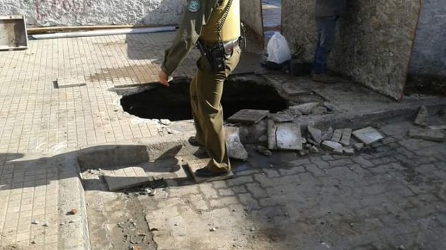 Aun no se encuentran los responsables del túnel encontrado en el centro de San Antonio