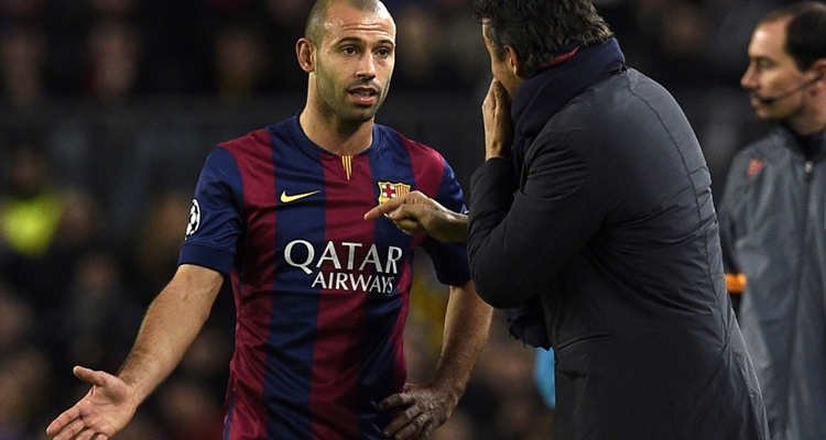 "Mascherano no jugará en Juventus"