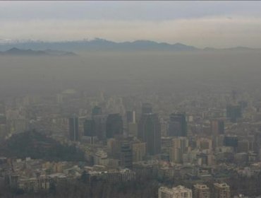 Santiago bajo Alerta ambiental este miércoles