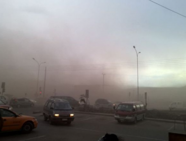 Así fue la tormenta de arena que sorprendió y sacudió Arica