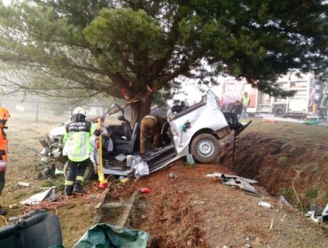 Descomunal accidente: 4 muertos y 6 heridos deja colisión múltiple en ruta Tepual en Puerto Montt