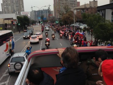 Chile esta de fiesta: Selección celebra su nuevo titulo en las calles