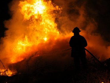 Ataque incendiario de madrugada calcina casa en La Araucanía