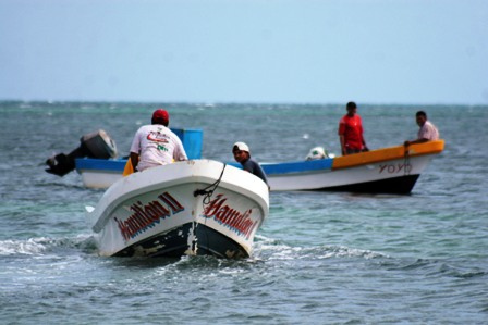 Sin resultados hasta ahora continúa la búsqueda de los pescadores desaparecidos en San Antonio