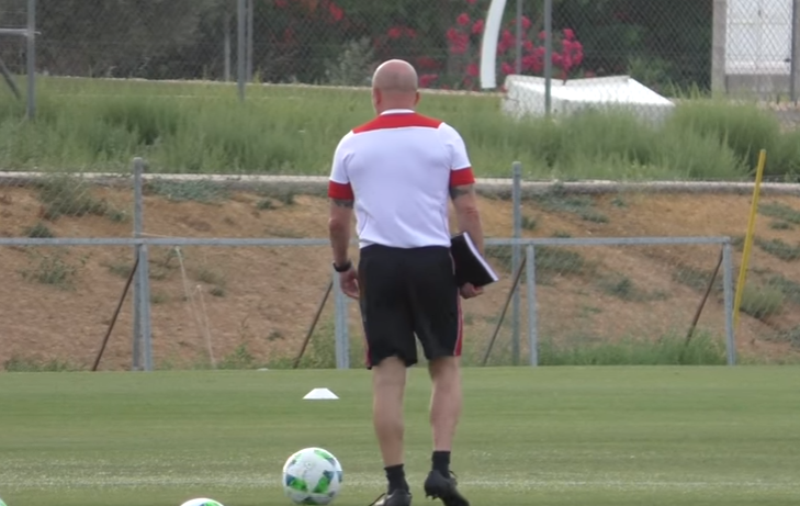 Así fue el primer entrenamiento de Jorge Sampaoli en el Sevilla