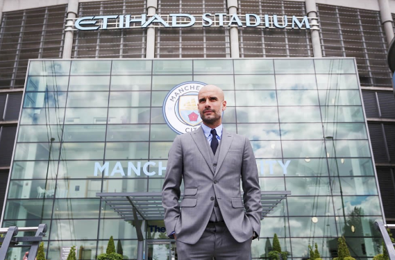 Pep Guardiola realizó su primera conferencia de prensa como técnico del City