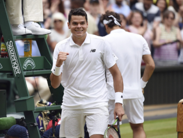 Raonic deja en el camino a Federer y disputará la final de Wimbledon