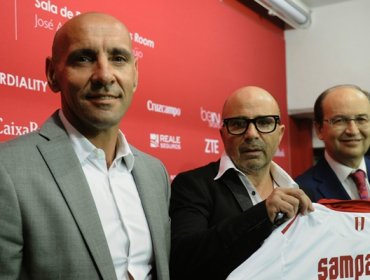 Monchi: "Sampaoli no se irá del Sevilla"