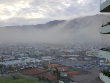 Los insólitos registros de la tormenta de arena que azota a Iquique