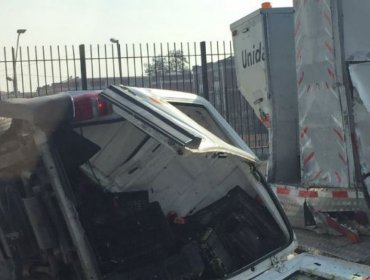 2 muertos deja grave accidente en autopista Vespucio Sur