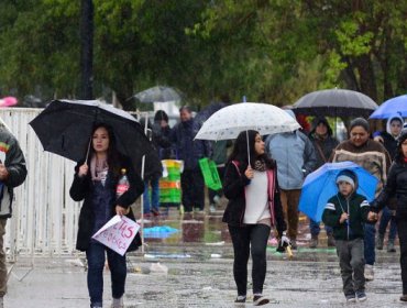 Sistema frontal llegará este domingo a la zona central