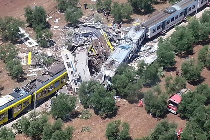 Choque de trenes: A 27 aumenta cifra de muertos en Italia