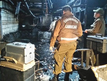 Coronel: Niña de 13 años muere en violento incendio