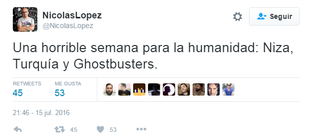 El Tweet de la polémica que hizo Nicolás López e hizo estallar la red social
