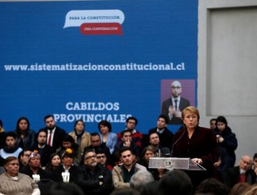 Baja convocatoria marcaron cabildos provinciales para Nueva Constitución