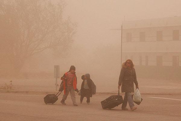 Declaran alerta temprana en cuatro comunas de Atacama por fuertes vientos