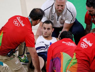 Impactante Video: Gimnasta francés se parte una pierna en Río 2016