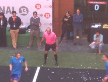 Escándalo en Canal 13: Partido de fútbol entre actores y periodistas termina con arbitro agredido